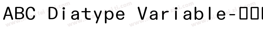 ABC Diatype Variable字体转换